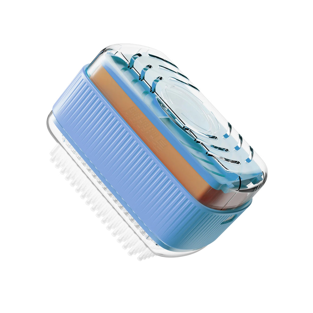 Soap Bubble Box With Laundry Brush Multifunctional Free Hand Rubbing Roller Box Easy to Disassemble Foams Quickly