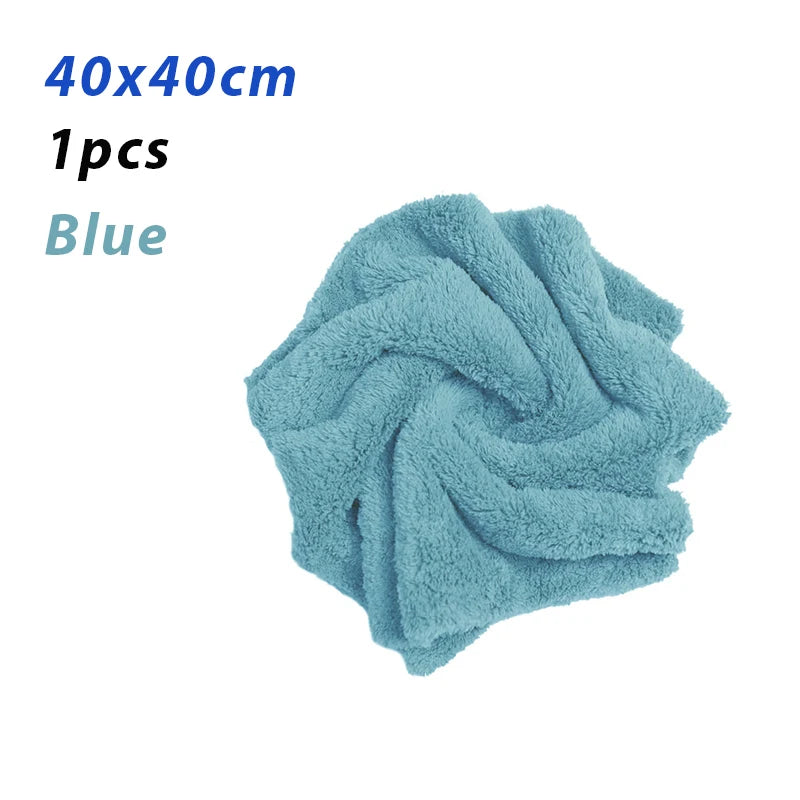 Microfiber Towels for Cars Drying Wash Plush Large Car Wash Towels Thick Car Care Detailing Buffing Polishing Non-scratch Cloth