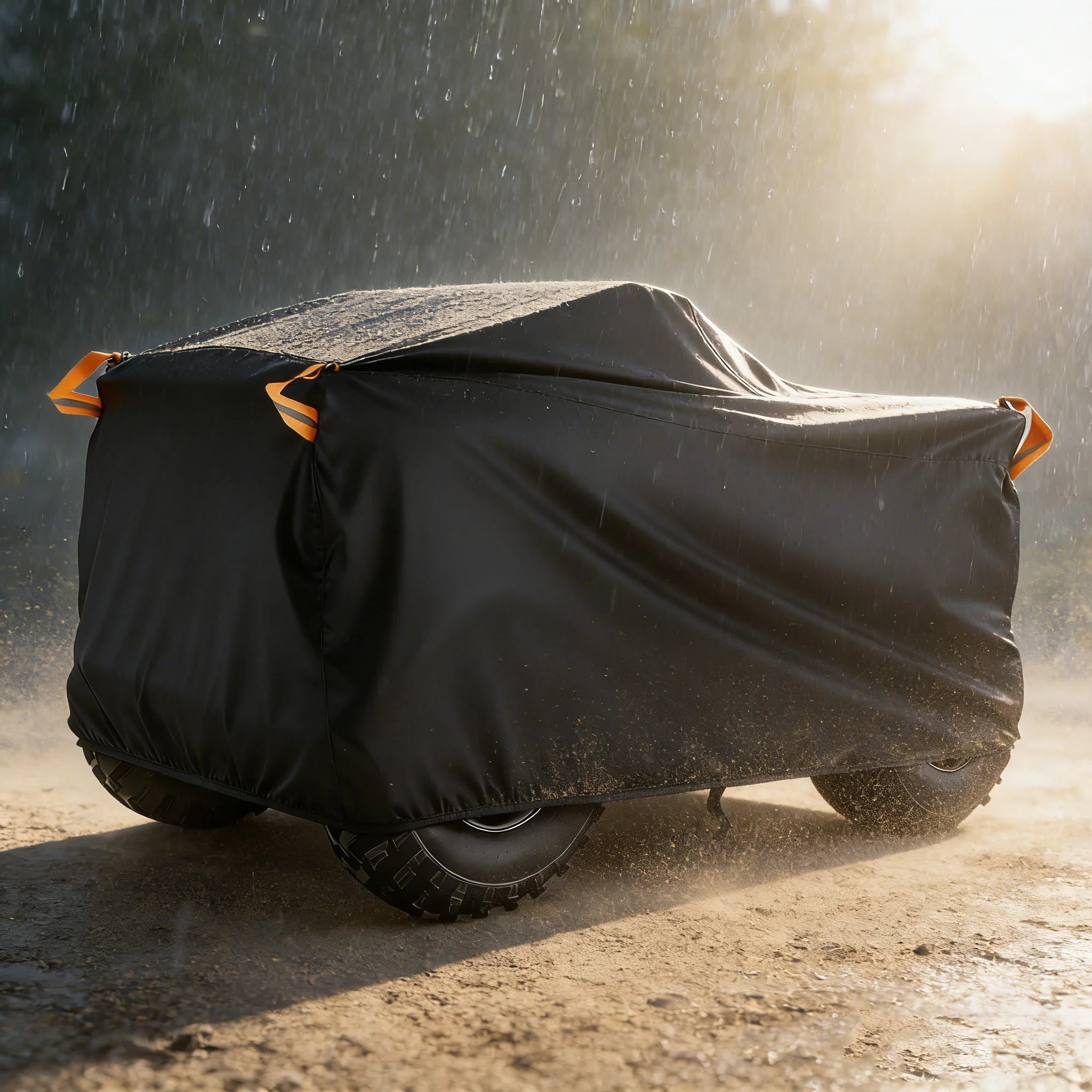 190T Universal Quad Bike ATV Cover Waterproof Dust UV Protector for Motorcycle Scooter Kart Motorbike for Polaris Honda Yamaha