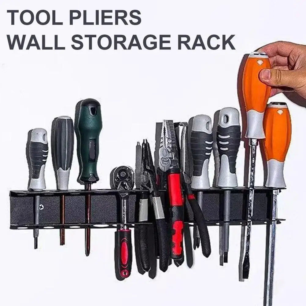 Screwdriver Organizer Tool Wall-mounted 14-hole Hardware Tool Storage for Hex Cross Screw Driver RC Tools Storage Base Stand