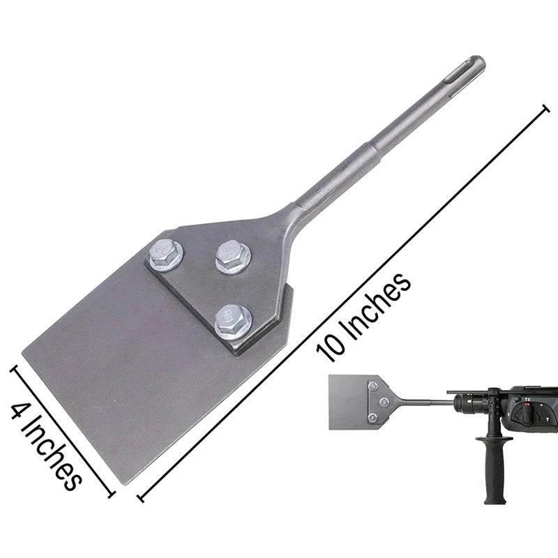 SDS-Plus Rotary Demolition Hammers And Hammer Drills 100*250mm Alloy Steel 4 Inch Wide Blade Chisel Rotary Hammers Parts