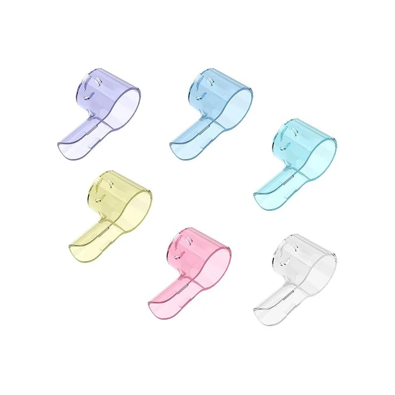 6Pcs Electric Toothbrush Head Cover Toothbrush Dustproof Covers Cap Compatible with Braun Oral B Replacement Heads and iO Series