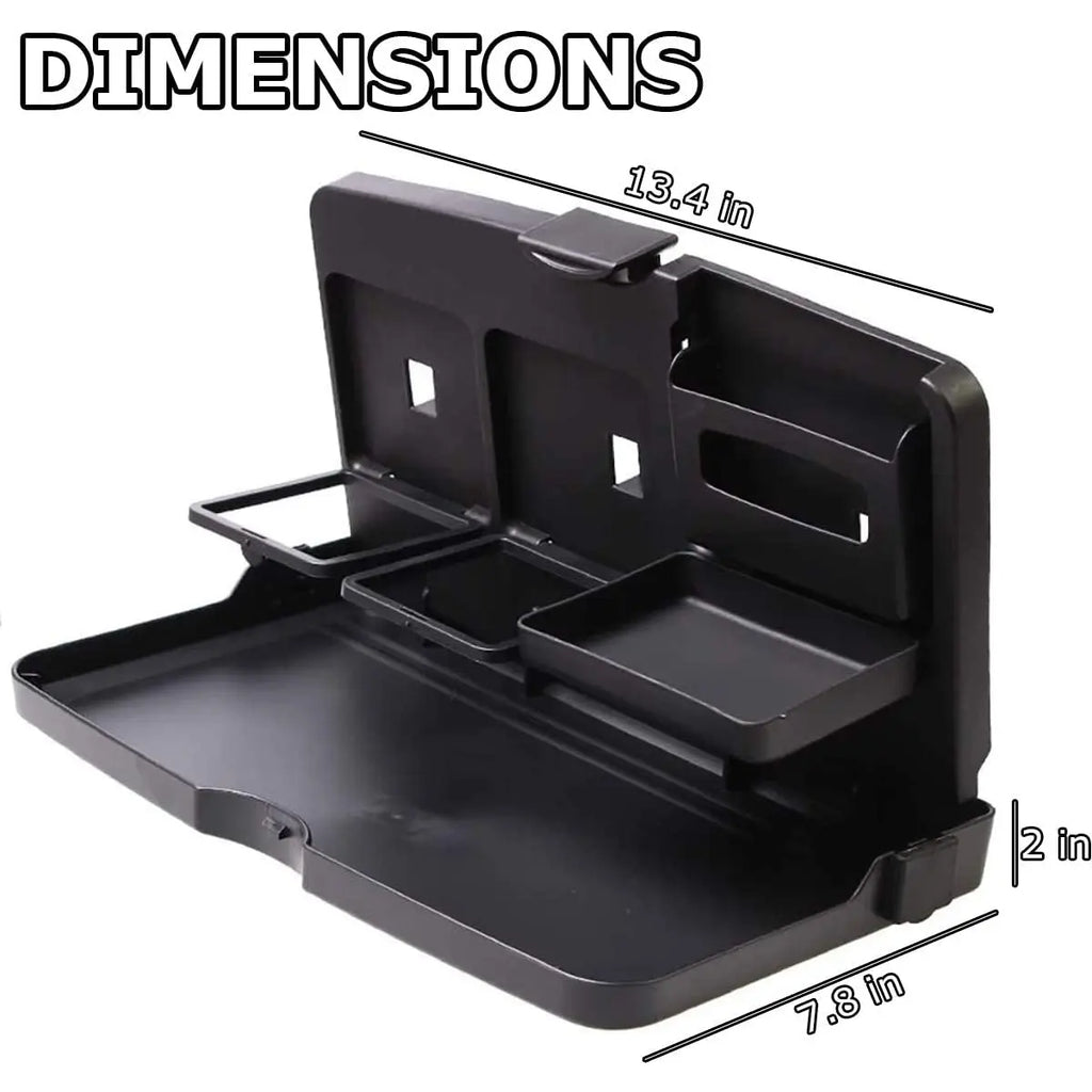Multi-Functional Portable Foldable Car Backseat Tray Desk Car Vehicle Back Seat Tray for Food Water Cup Phone