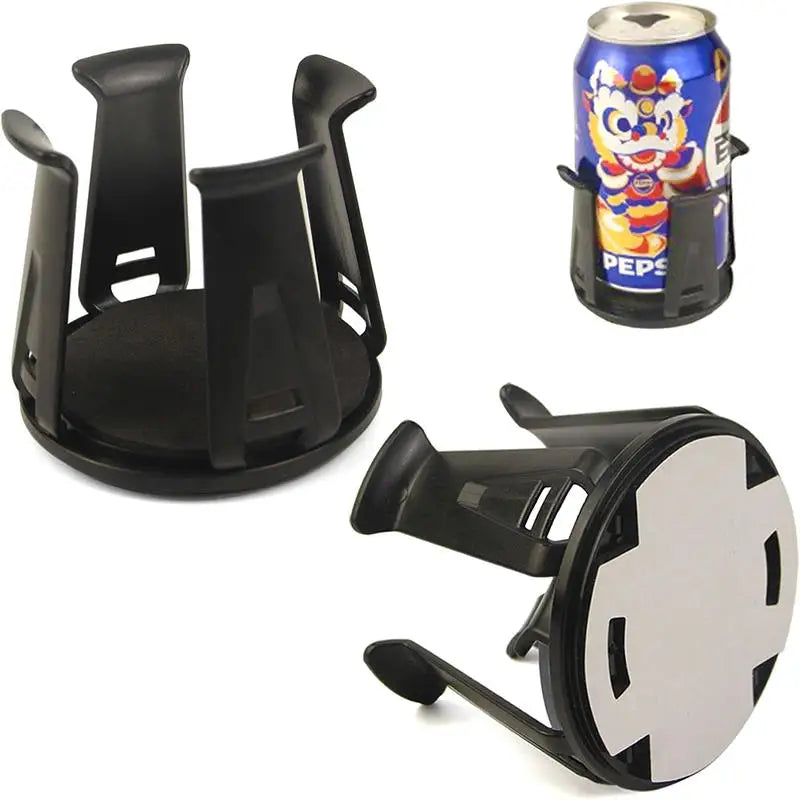 Multifunction Car Beverage Cup Bottle Holder Adhesive Cup Storage Rack Holder Car Drink Rack Auto Interior Accessories Black