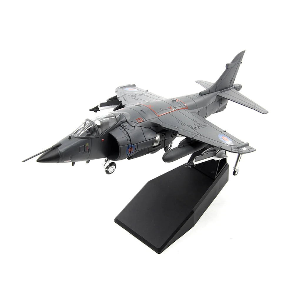 1:72 Scale British Marines Harrier FRS MK I  Jump Fighter Attack Jet Plane Aircraft Ornament Handcraft Model  Gift