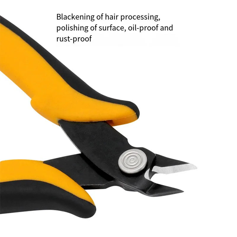 Multistyle Mini Wire Cutter Diagonal Pliers Small Cutter Electronic Pliers Wires Insulating Rubber Handle Model Hand Tools DIY