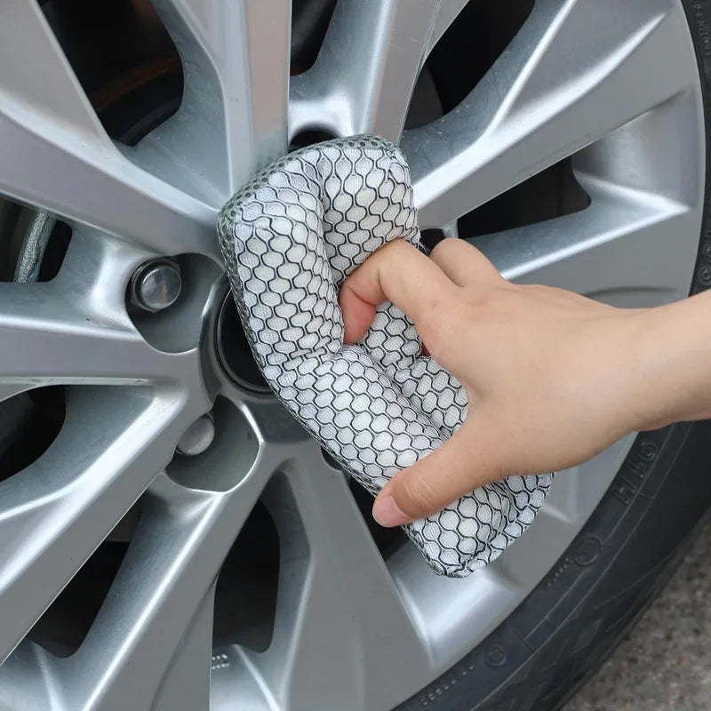Universal Car Wash Sponge Mesh Bug Dirt Remover Highly Absorbent Pad Auto Detailing Cleaning Tool Scratch Free Paint Care Parts
