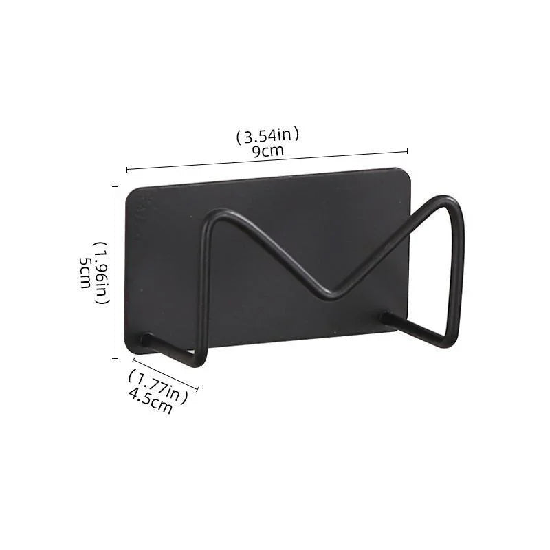 1 Pcs Stainless Steel Sink Sponges Holder Kitchen Self Adhesive Drain Drying Shelf Kitchen Accessories Storage Holder Wall Hooks