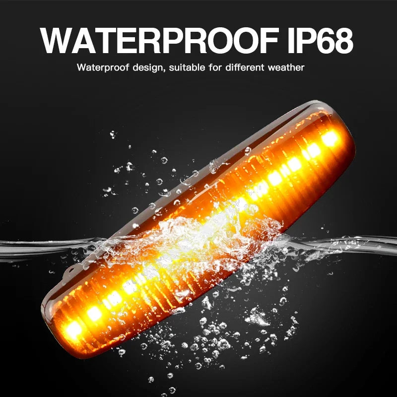 2PCS LED Side Marker Turn Signal Lights Canbus For Infiniti FX30d FX35 FX37 FX50 G25 G35 G37 JX35 M25 M35 Q40 Q60 Q70 QX50 QX60