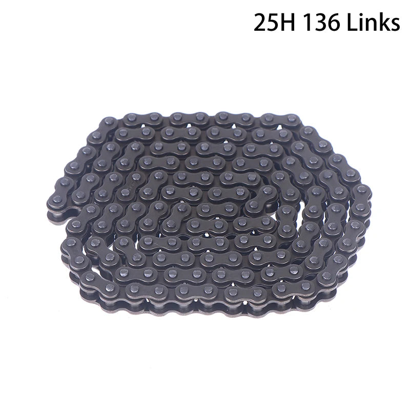 25H Chain With Spare Master Link 49CC 2 Stroke Engine ATV Quad Go Kart Dirt Pocket Mini Motor Bike Section 62/68/132/136/138/158
