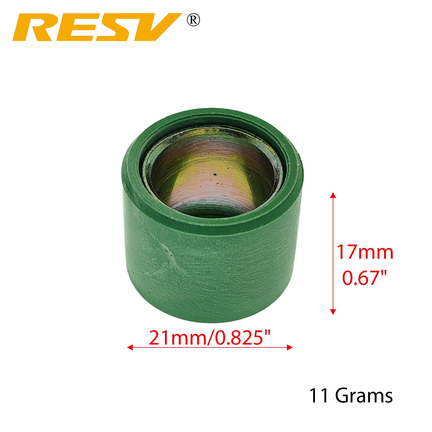 RESV 11.2g for Vespa Gts Super 300 Granturismo Gtv 125cc 200cc 250cc 300cc Variator Racing Roller Beads Set 6pcs