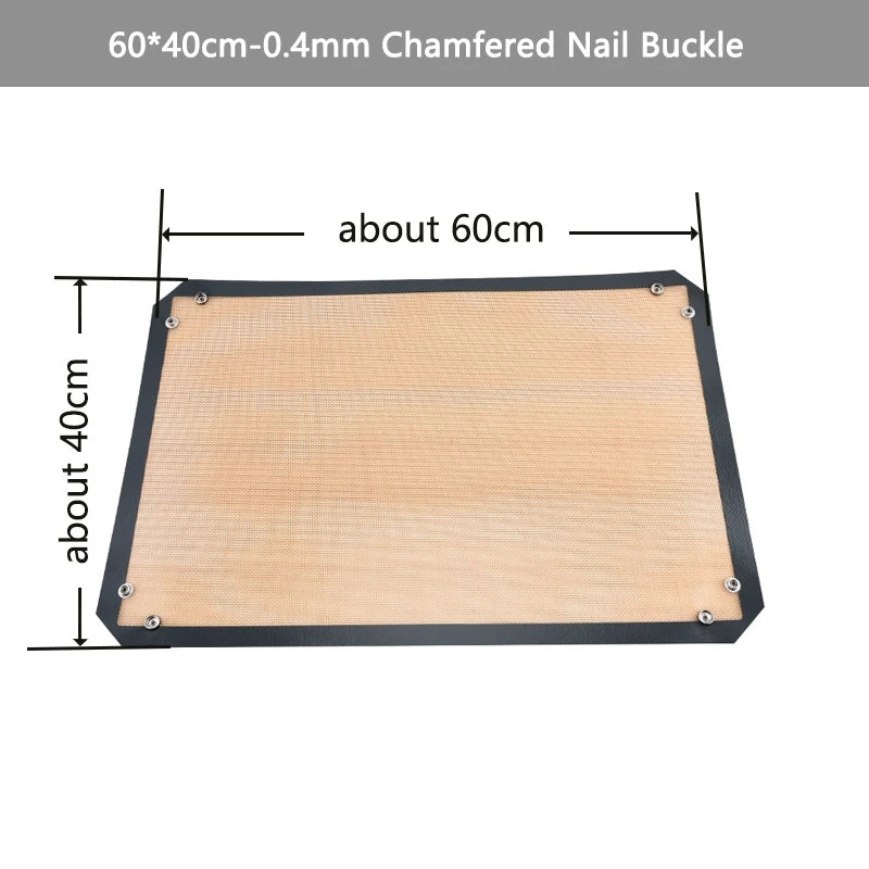 1Pc Silicone Baking Mat with Button Non-Stick Reusable Heat Resistant Pastry Mat Leak Proof Cookie Sheet for Oven Baking Supply