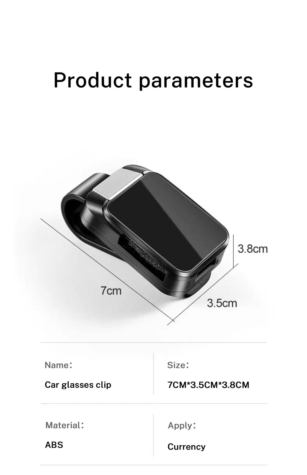 For Chery Jetour T2 T1 DASHING X-1Plus DTC X70SM X90Plus X95  Accessory Car Sun Visor Glasses Clip Eyeglasses Storage Holder