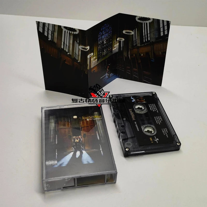 R&B Kanye West Ye Music Tape Late Registration Album Gold Digger Cassettes Cosplay Walkman Car Recorder Soundtracks Box Gifts