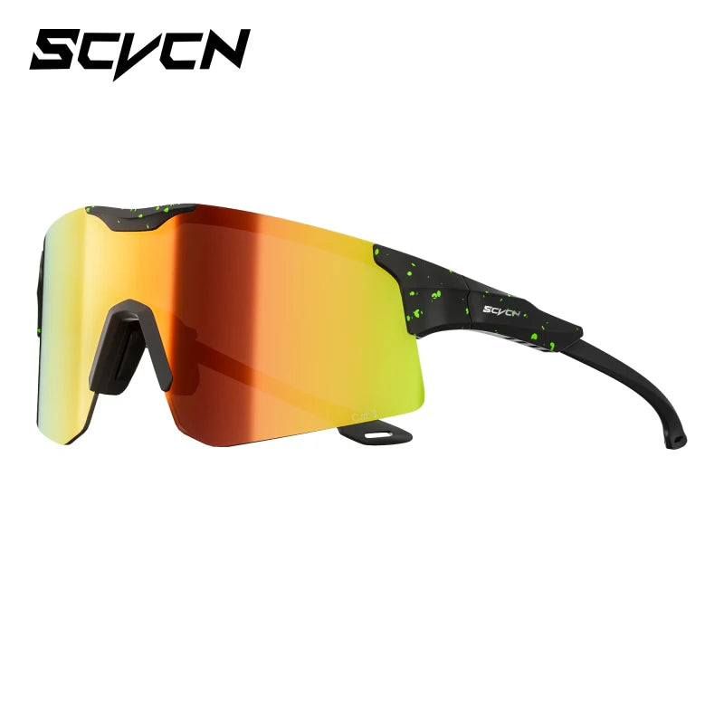 SCVCN Cycling Glasses Sunglasses for Men Outdoor Sports Glasses UV400 Hiking Eyewear MTB Road Cycling Goggles Bicycle Women