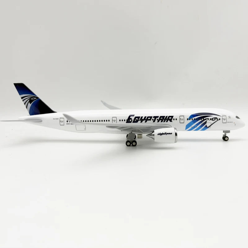 Scale Aircraft 1:250 30CM A350 Model Aircraft Egypt Air 350 Airlines Plane Models Diecast Collectible Miniatures Airplanes Toys