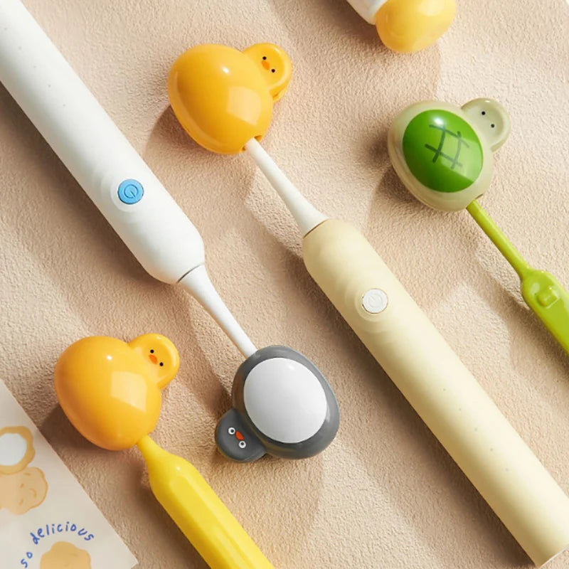 Portable Toothbrush Head Cover Dustproof Protective Cap Plastic Clip For Household Travel Bathroom