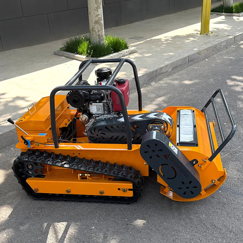 Customized 4-Stroke Industrial Agriculture Electric Lawn Mower Remote Control Flail Cordless Hydraulic Greening for Farm Garden