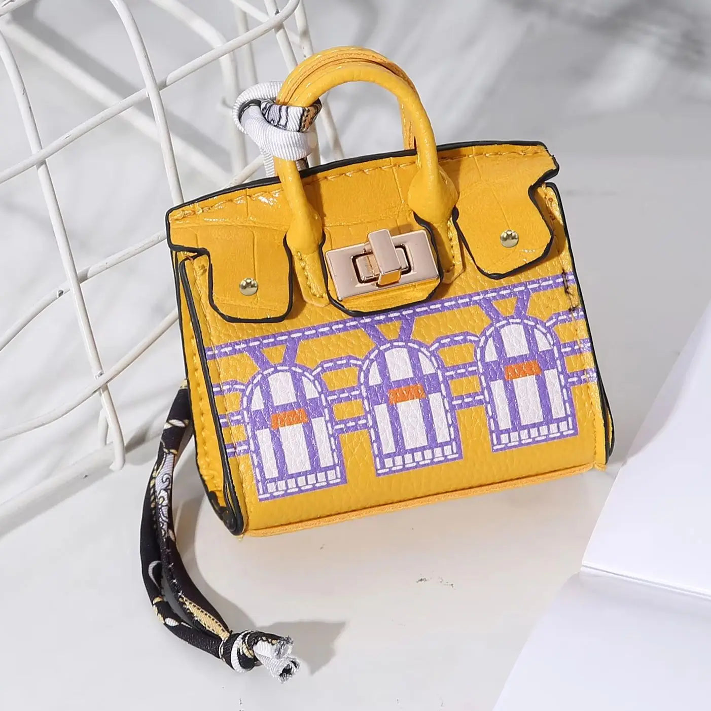 New Mini House Small Bag, Handheld, Portable, Hand Rope, Bluetooth Earphone Bag, Zero Wallet, Multi Functional Small Bag