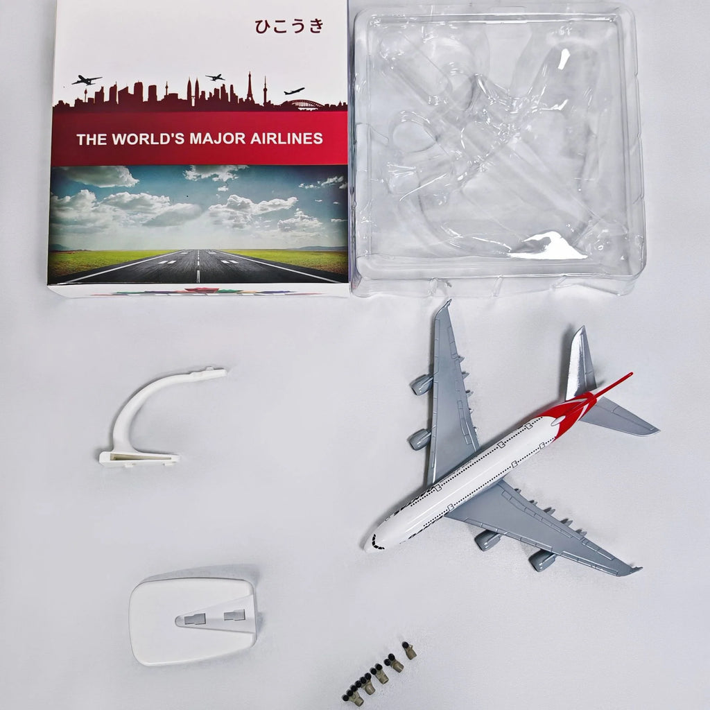 Replica Toy Aircraft Model Australia Airways 20CM A380 Qantas Airways Model Planes Simulation Metal Alloy With Landing Gear