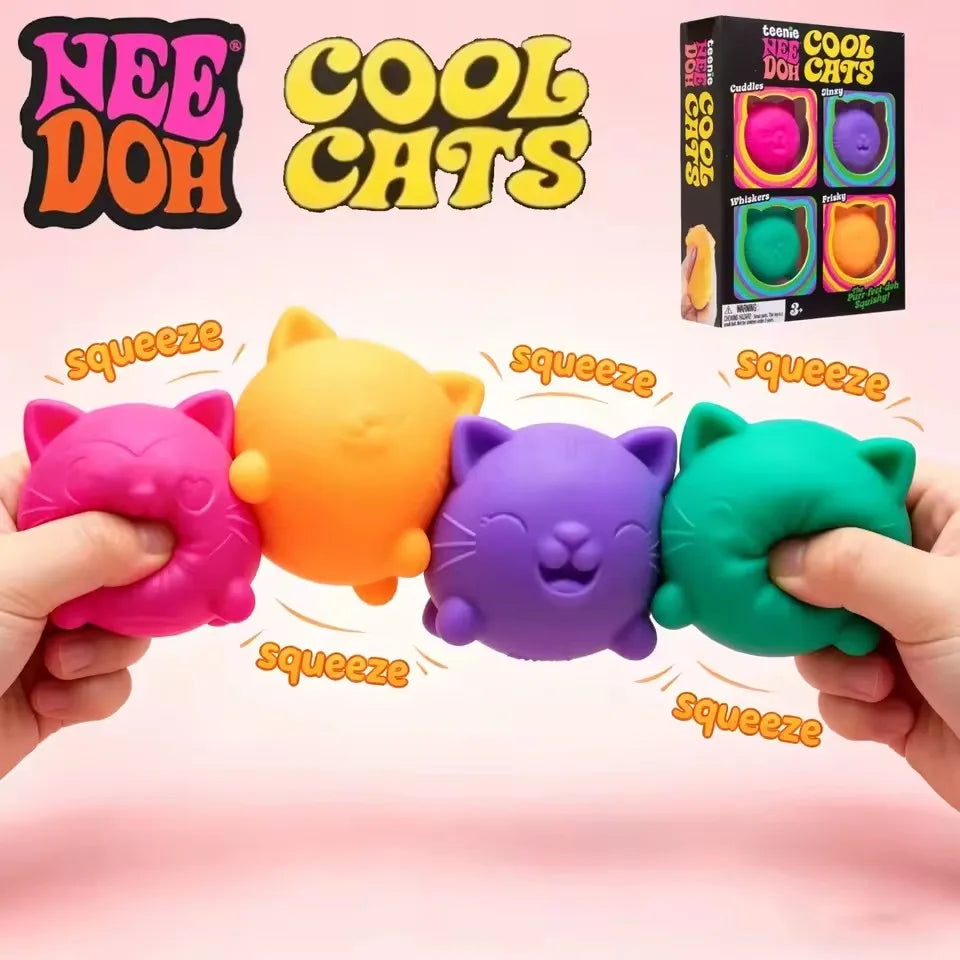 Schylling Nee Doh Nice Cube Sensory Fidget Blocks Pinch Toy Stress Relief Puzzle Play  Souvenir Blind Box Gift