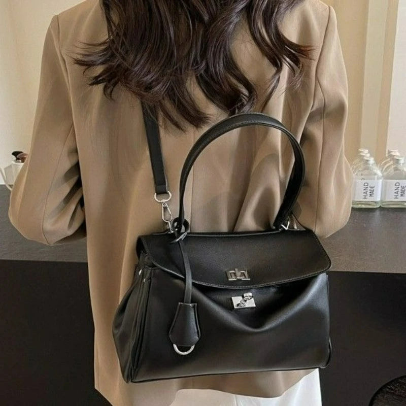 2026 New Trendy Large-capacity Platinum Bag, Women's Crossbody Shoulder Bag for Casual Wear. Modern and Neutral New Style.