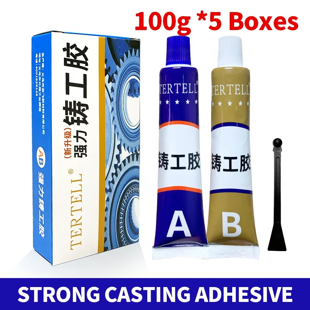 Welding AB Glue Metal Repair Adhesive Heat Resistance Sealant High Strength Plastic Repair Casting Adhesive Metal Plastic Wood