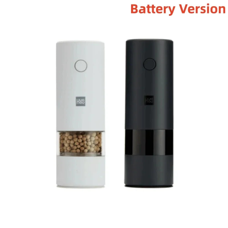 YouPin HUOHOU Electric Spice Mill Grinder Portable Kitchen Tool Grinding Cooking Pepper Seasonings Spices Grain Mill Salt Shaker