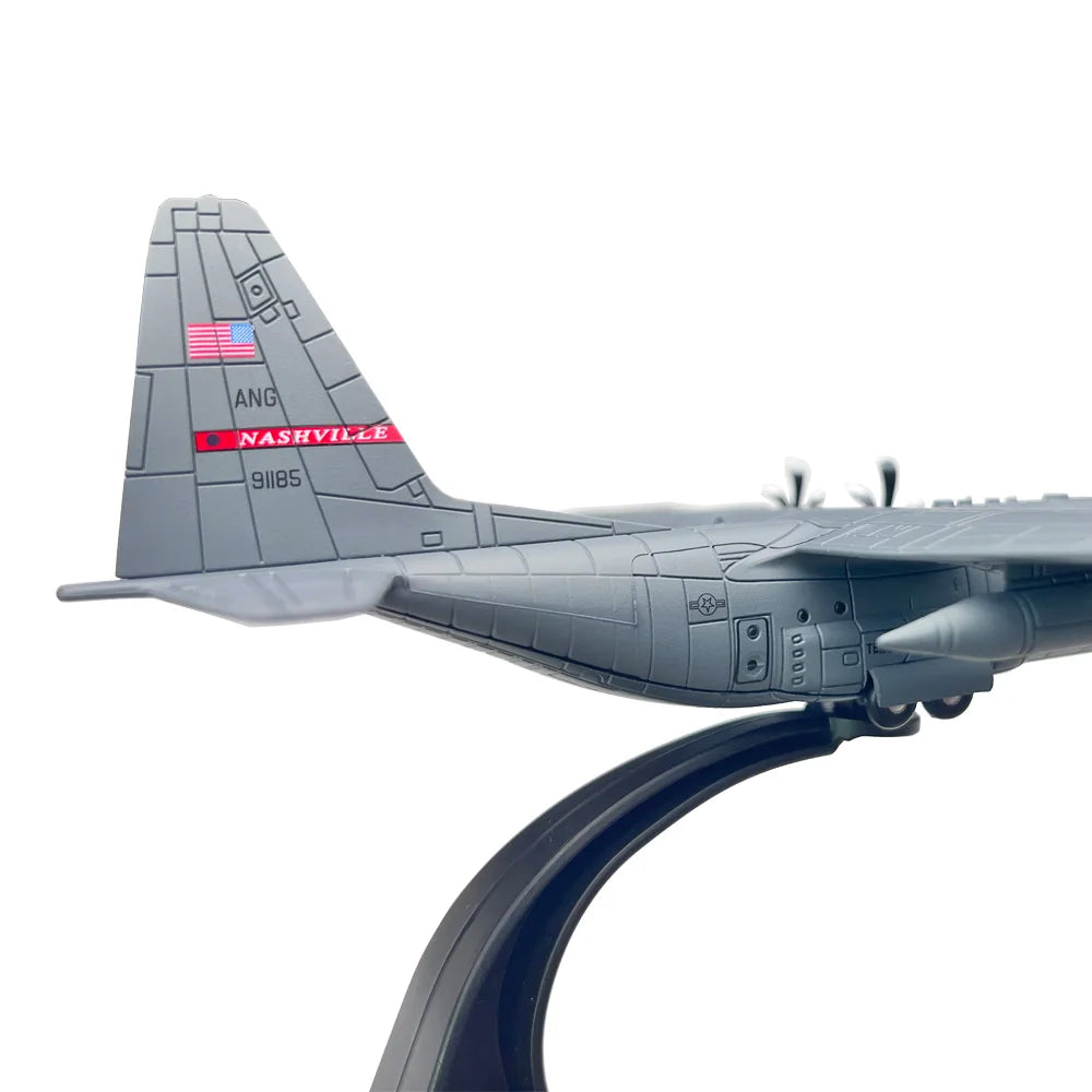 1:200 1/200 Scale US Lockheed C-130 Hercules Transport Aircraft Diecast Metal Airplane Collection or GiftMilitary Plane Model