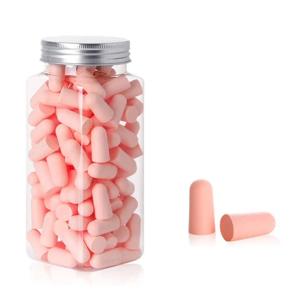10/24/60/120PCS Multicolor Anti-noise Ear Plugs Slow Rebound Soft Hearing Protector Study Travel Noise Reduction Earplugs