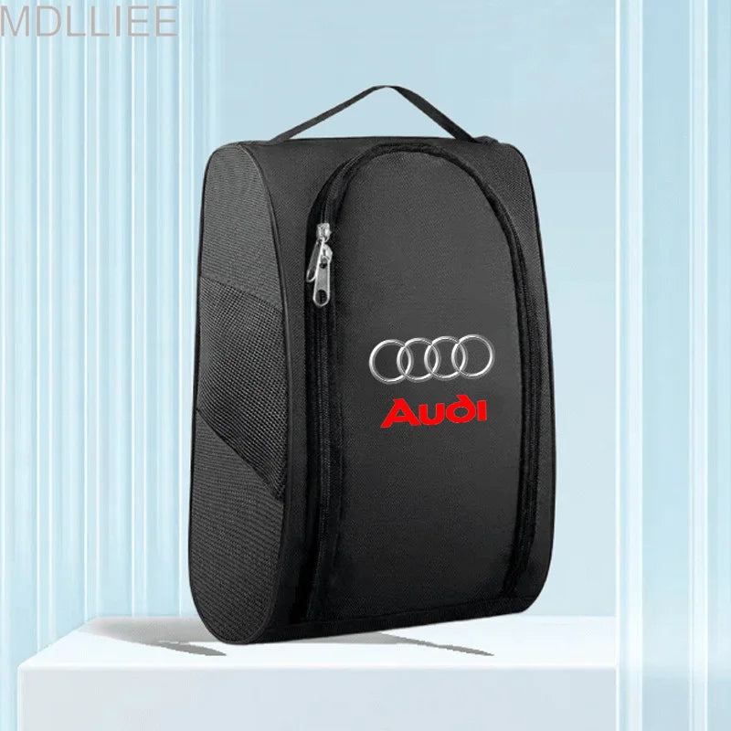 Car Emblem Sneaker Storage Bag Travel Outing Shoe Storage Tool For Audi Quattro SLine TT A3 A4 A6 A5 Q5 A1 Q7 Q3 A8 Q2 A7 RS7 RS