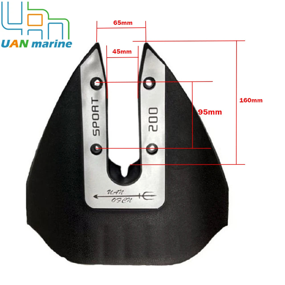 Sport 200 for Yamaha Mercury Evinrude Johnson Honda Tohatsu Suzuki Boat Outboards 8 to 40HP Whale Tail Hydrofoil Stabilizer