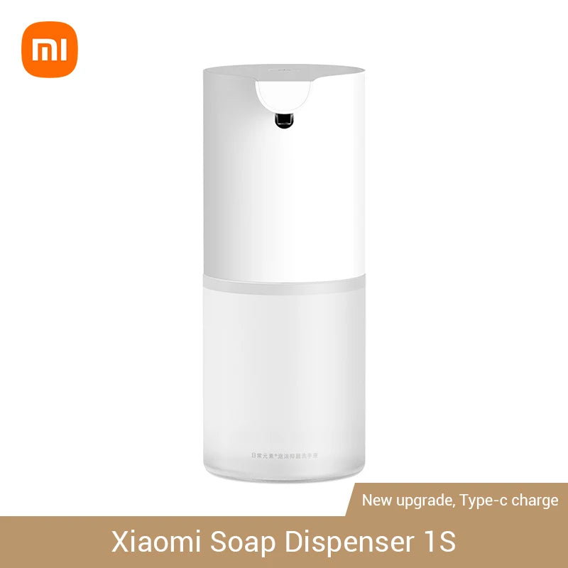 Xiaomi Soap Dispenser 1S Bulit in Battery Type-C Port Mijia Automatic Induction Hand Washer Mi Foam Dispenser 2023 New