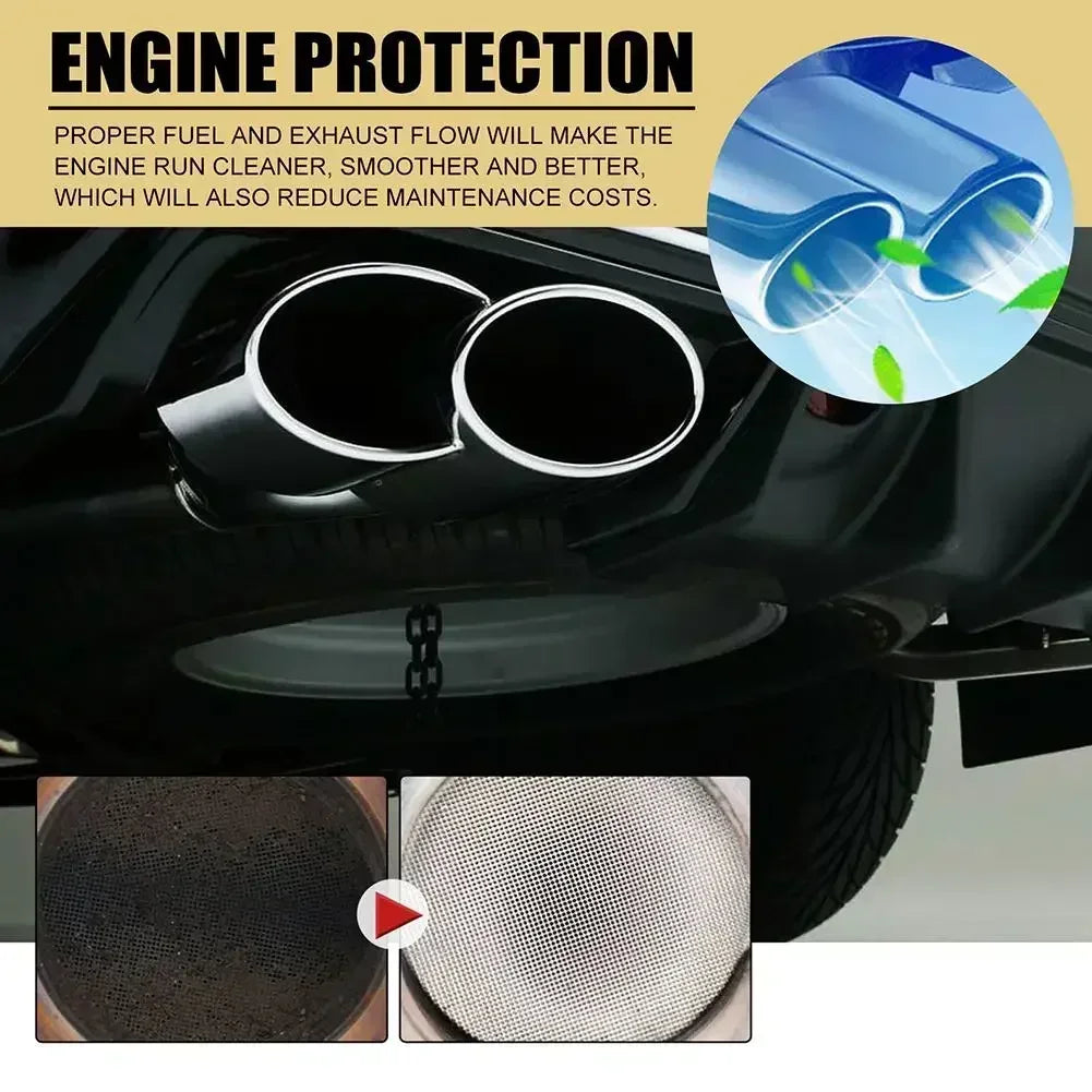 30ML Car Engine Catalyst Converter Cleaner No Disassembly Carbon Remover Exhaust Car Emission Easy To Clean