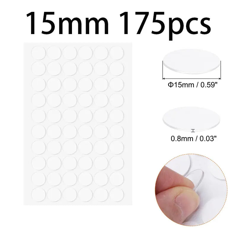 10-30MM Clear Sticky Tack Adhesive Poster Double Sided Sticky Dots Tape No Traces Adhesive Sticke for Festival Decoration