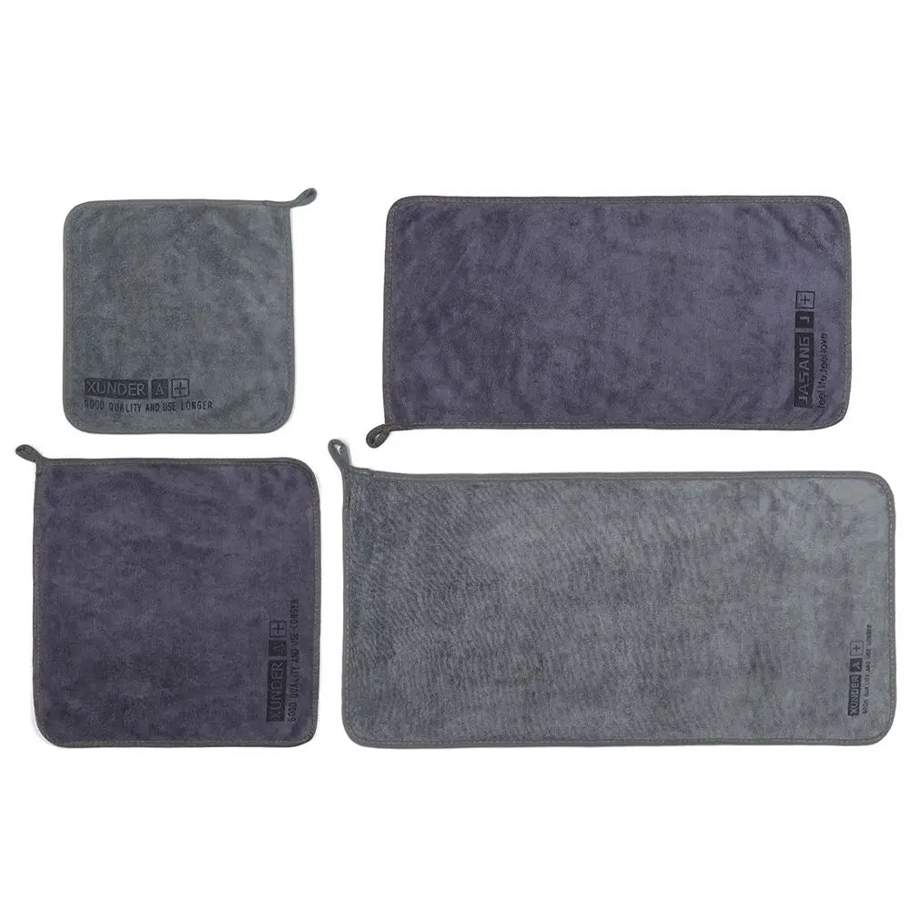 Double Side Car Cleaning High-end Super Absorbent Cloth Hemming Wiping Rags Microfiber Car Wash Towel Cleaning Drying Cloth