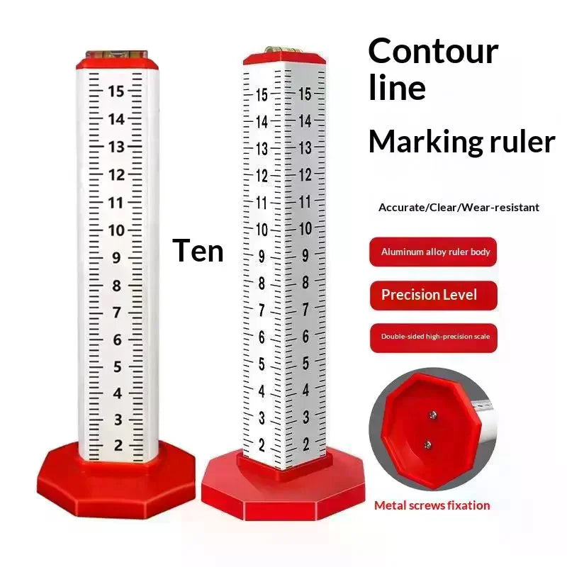 1/4Pcs Level Stick Wall Tile Laying Tools Light Steel Keel Leveling Artifact Suspended Ceiling Leveling Special Horizontal Ruler