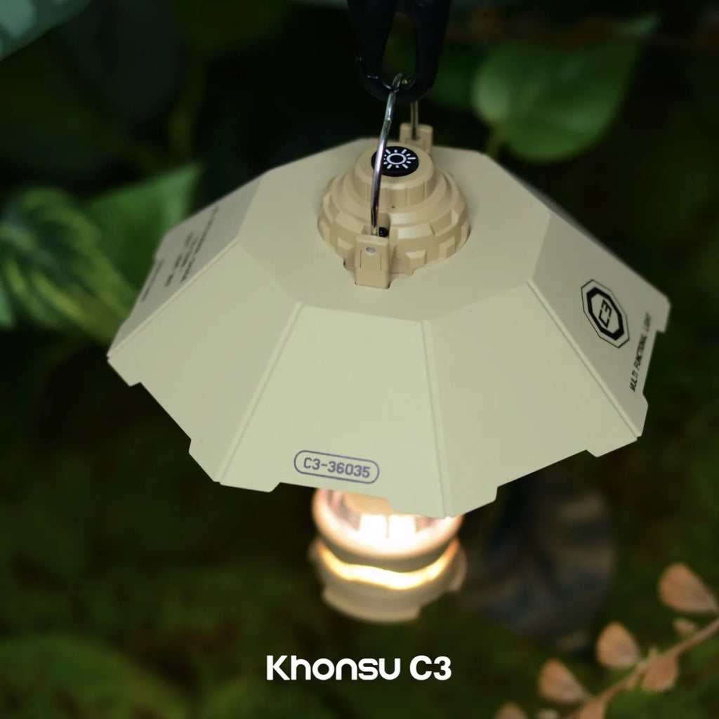 3000mAh C3 Tactical Camping Light Outdoor LED Flashlight Portable Rechargeable Multi functional Tent Camping Light