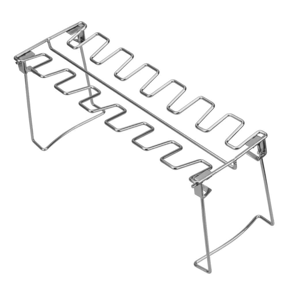 Barbecue Rib Stainless Steel Roast Rack Roast Chicken Leg Rack Non-Stick Grilling BBQ Chicken Wing Leg Rack
