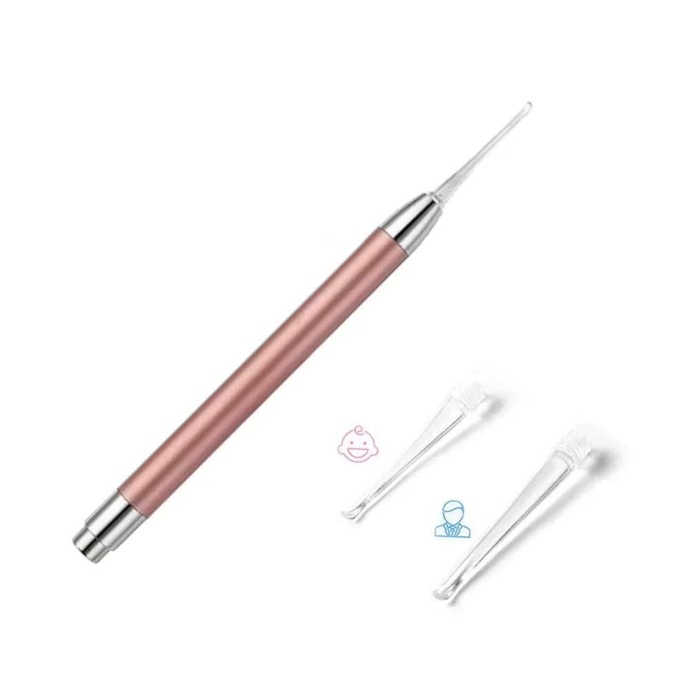 Ear Cleaning Tool Illuminated Ear Spoon Ear Wax Remover Tweezer Safe Visible Ear Pick Cleaner For Kids Adults Ear Care Accessory