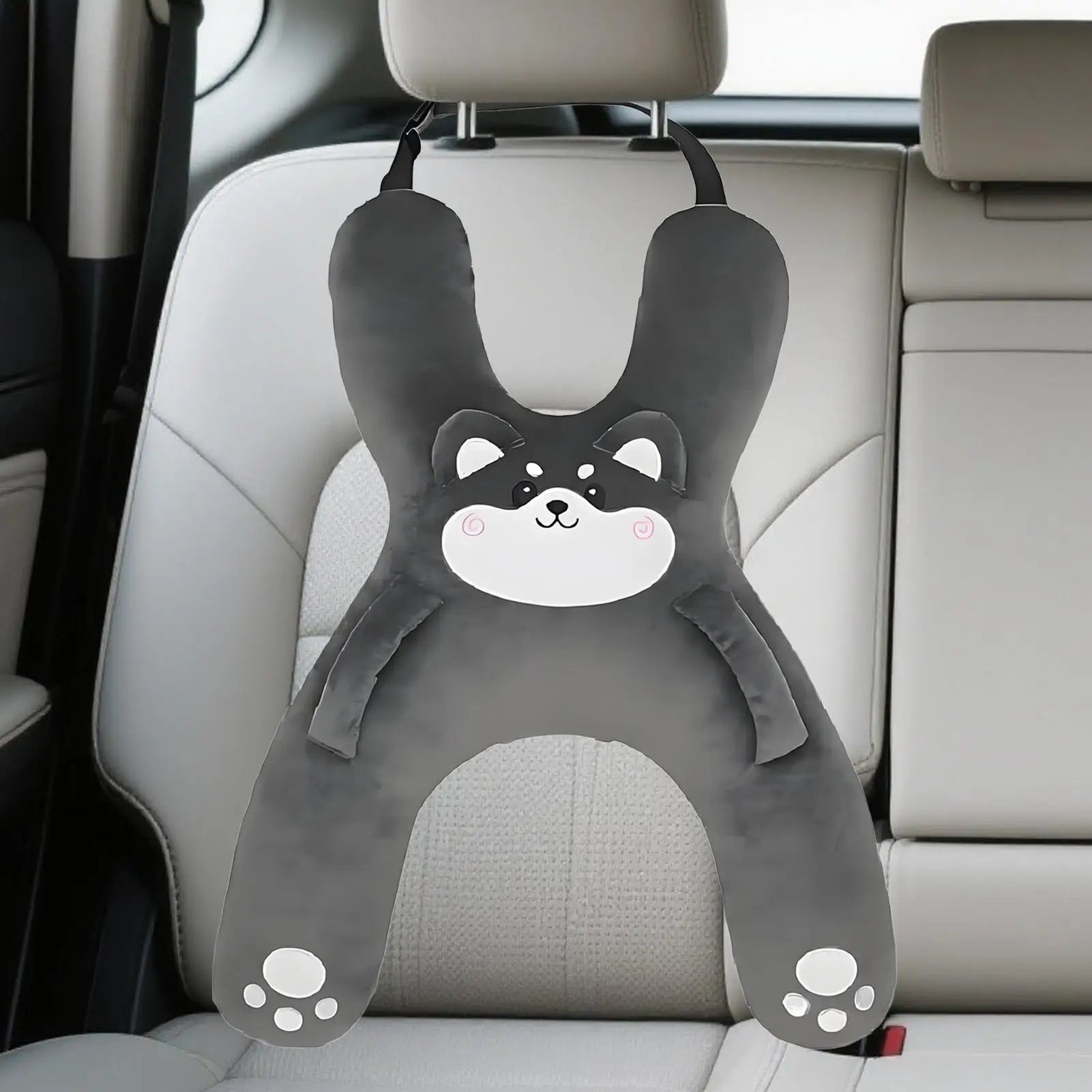 Car Children's Pillow Comfortable And Breathable Car Pillow Waist Child Cute Cartoon Support Headrest Sleeping Car-Mounted