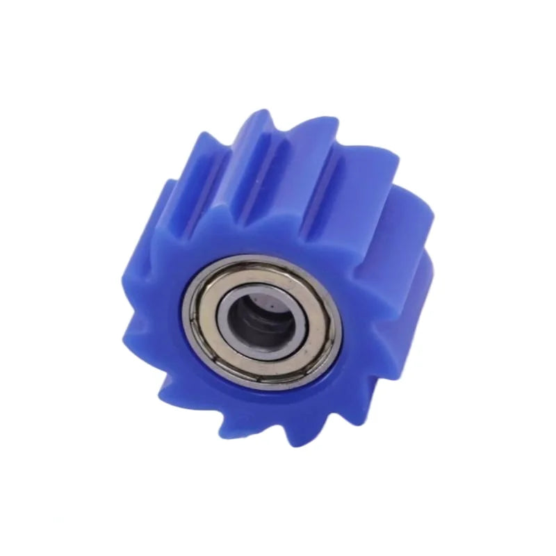 8mm blue chain tension wheel motorcycle guide roller wear-resistant durable accessory