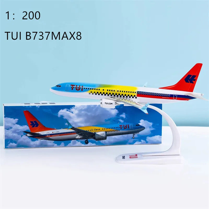 1:200 Model /Lufthansa /TUIB737 /ETHIOPIAN/QATAR/IBERIA/Emirates /RYANAIR Air Airline Aircraft Assembly Plane Airplanes Display