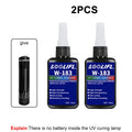 Hot Sell UV Hard Resin Adhesive UV Glue Welding Kit 50g/1000g DIYJewellery Making For Jewellery Glass Metal 1-Minute Fast Curing
