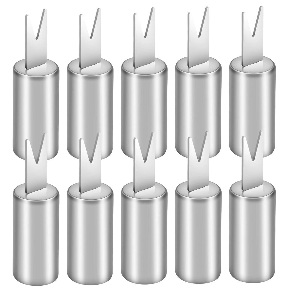 10PCS Stainless Steel Corn Holders Design Corn Cob Holders BBQ Forks Skewers Corn on The Cob Cooking Parties Camping Tool