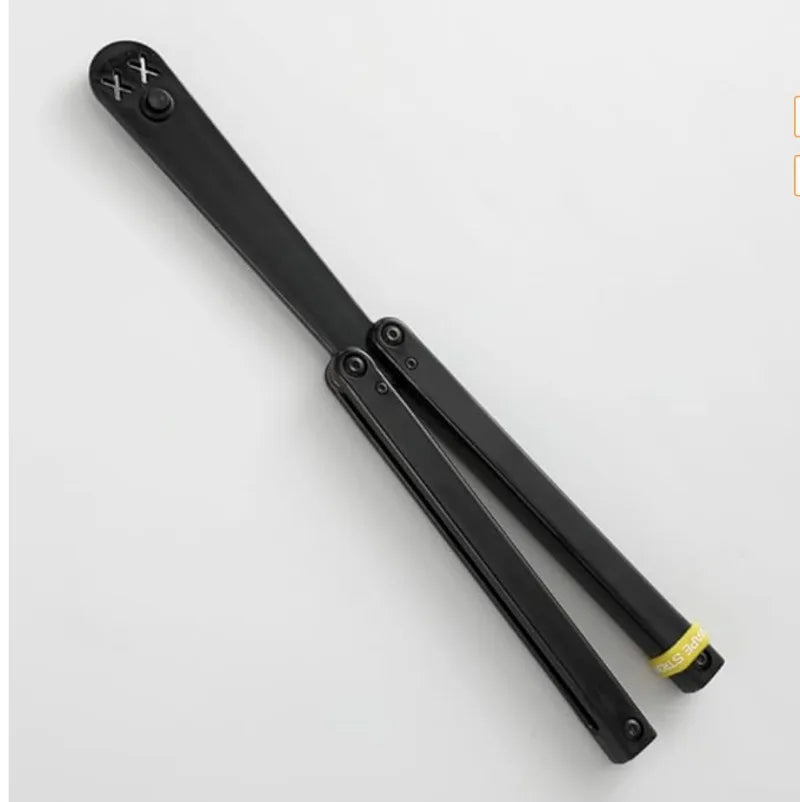Practice Balisong Training Folding Flail Knife Outdoor Trainer Tanto Pocket No Sharp EDC Tools Fidget Knife Toy Outdoor Tools