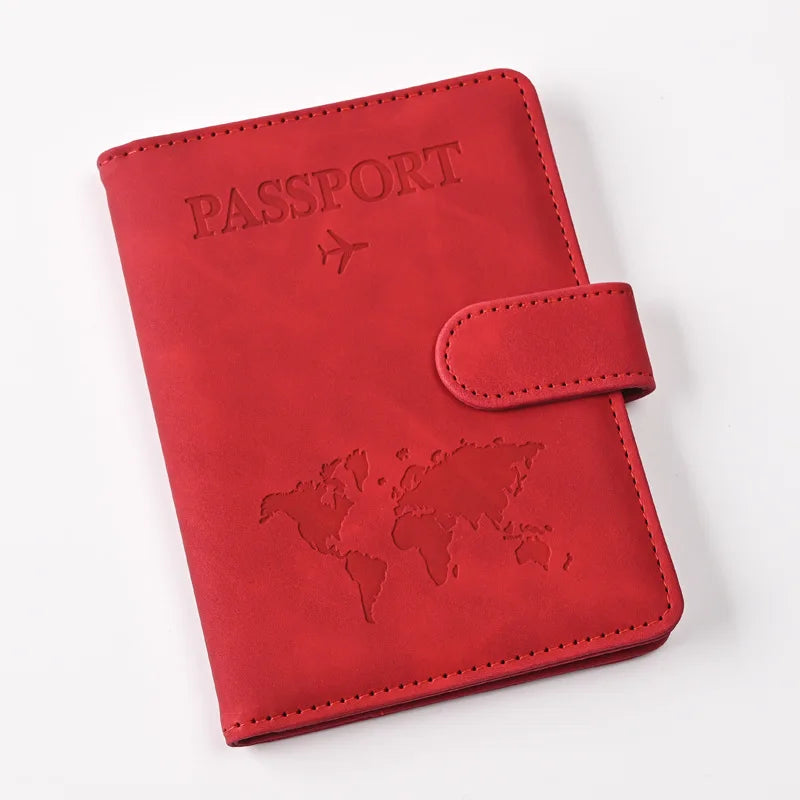 Custom Customized Passport Cover with Name  for Couple ID Bank Card PU Leather Passport Case Travel Accessories