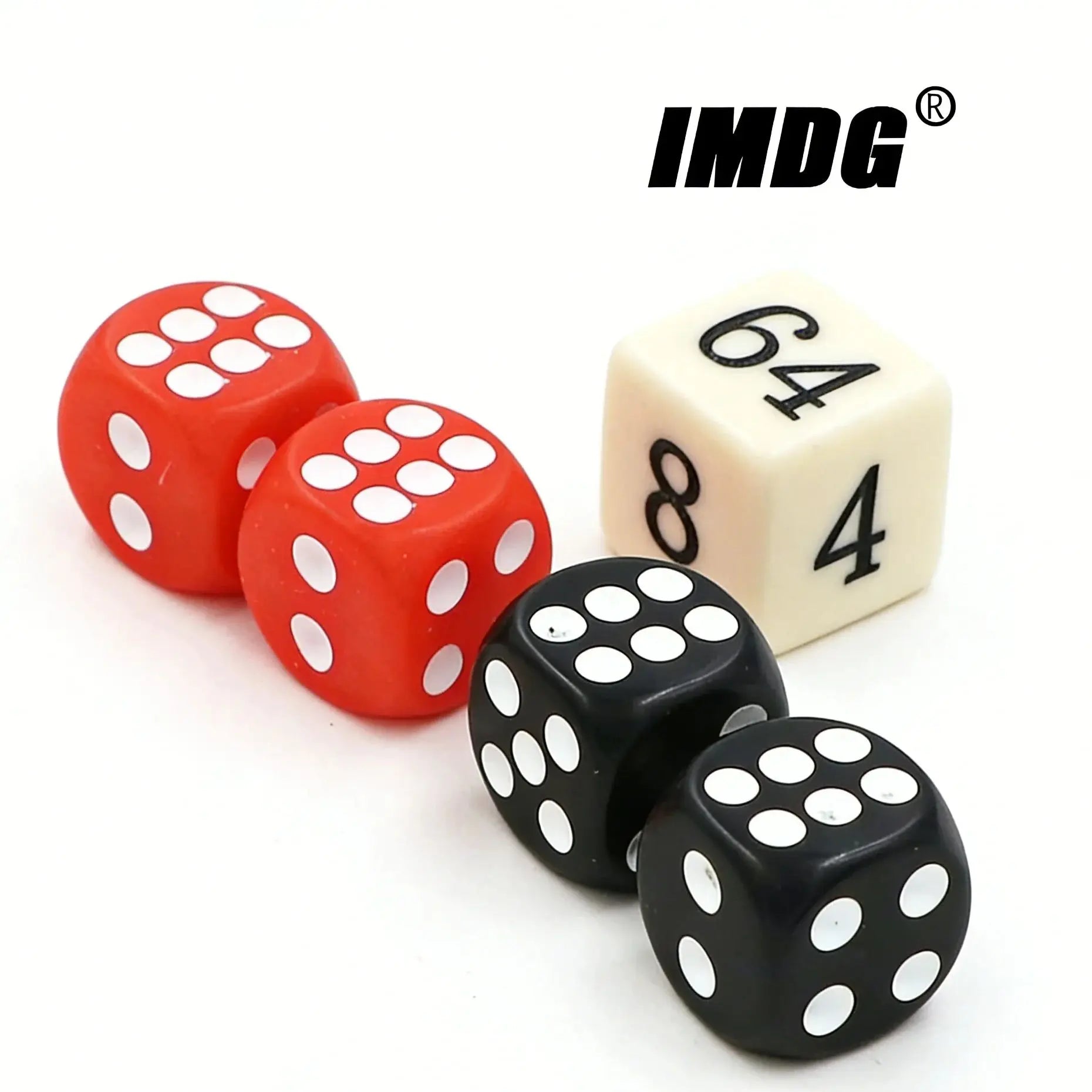 High quality 14mm New Acrylic Colorful Backgammon Dice Set Game Dice
