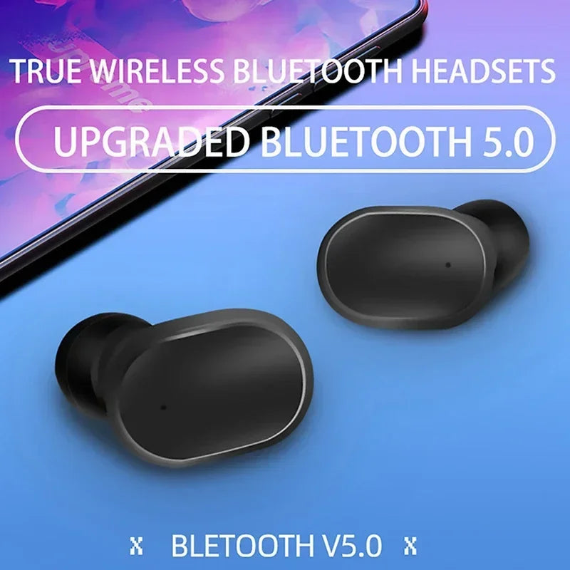 Mini Earphones Wireless Bluetooth 5.3 Earbuds In-Ear Music Sports Headset For Smart Phone Headphone With Mic