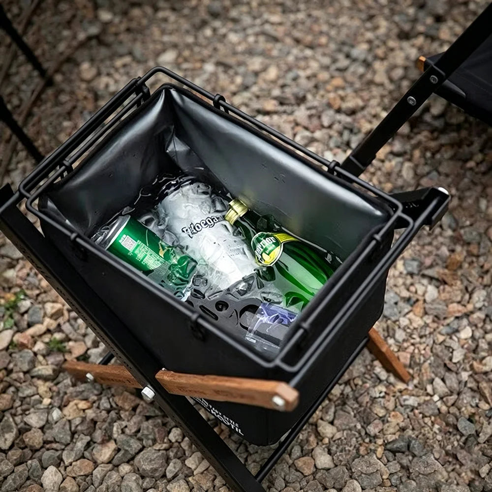 1Unit IGT Ice Bucket Camping Table Incubator Refrigerated Picnic Iced Drink Ice Bag Water Storage Insulation Bag